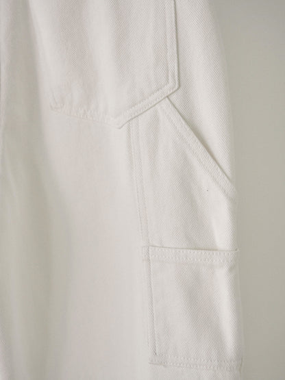 Cotton Twill Fatigue Pants - Ivory 12