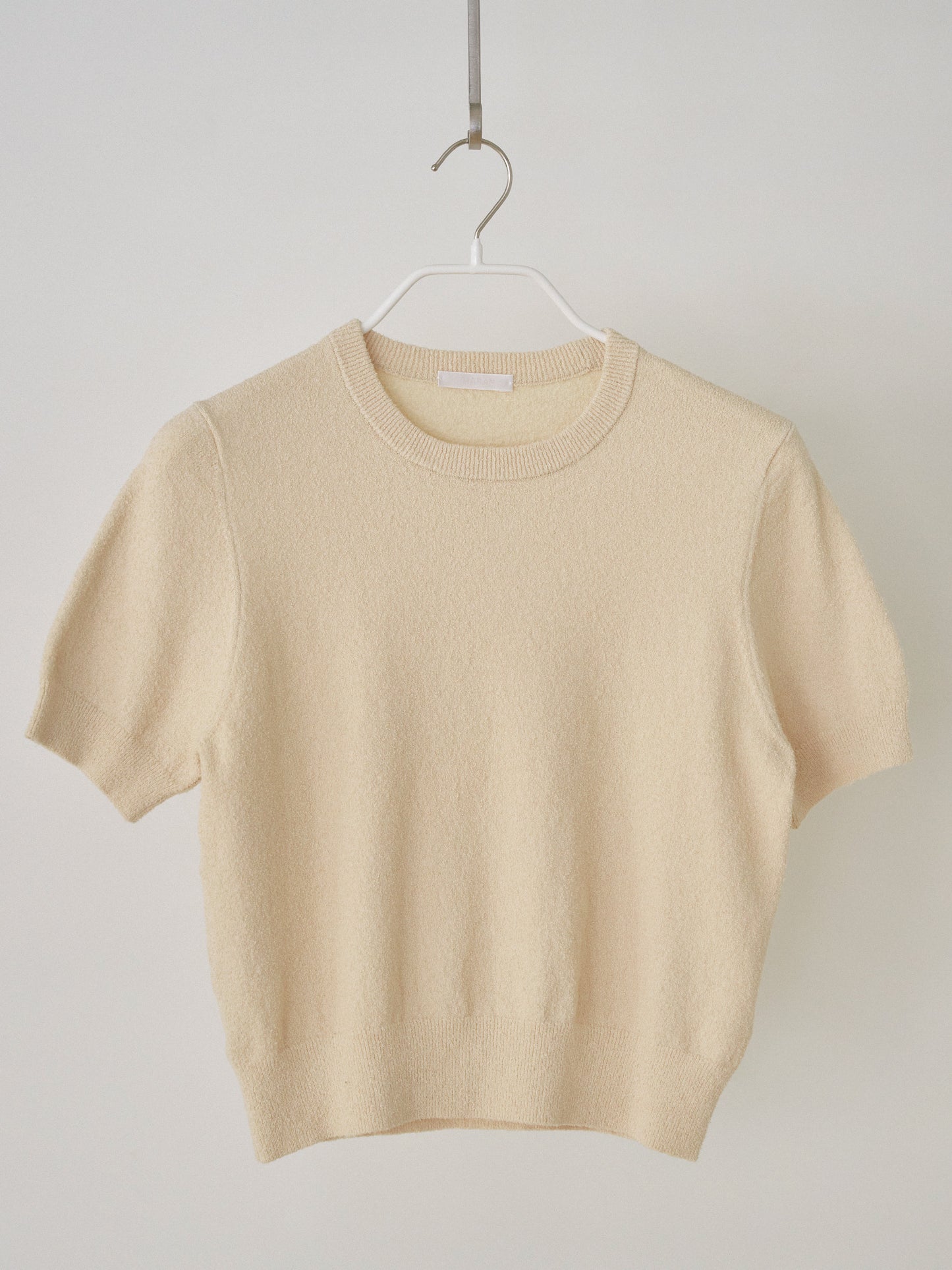 Boucle Round Half Sleeve - Beige
