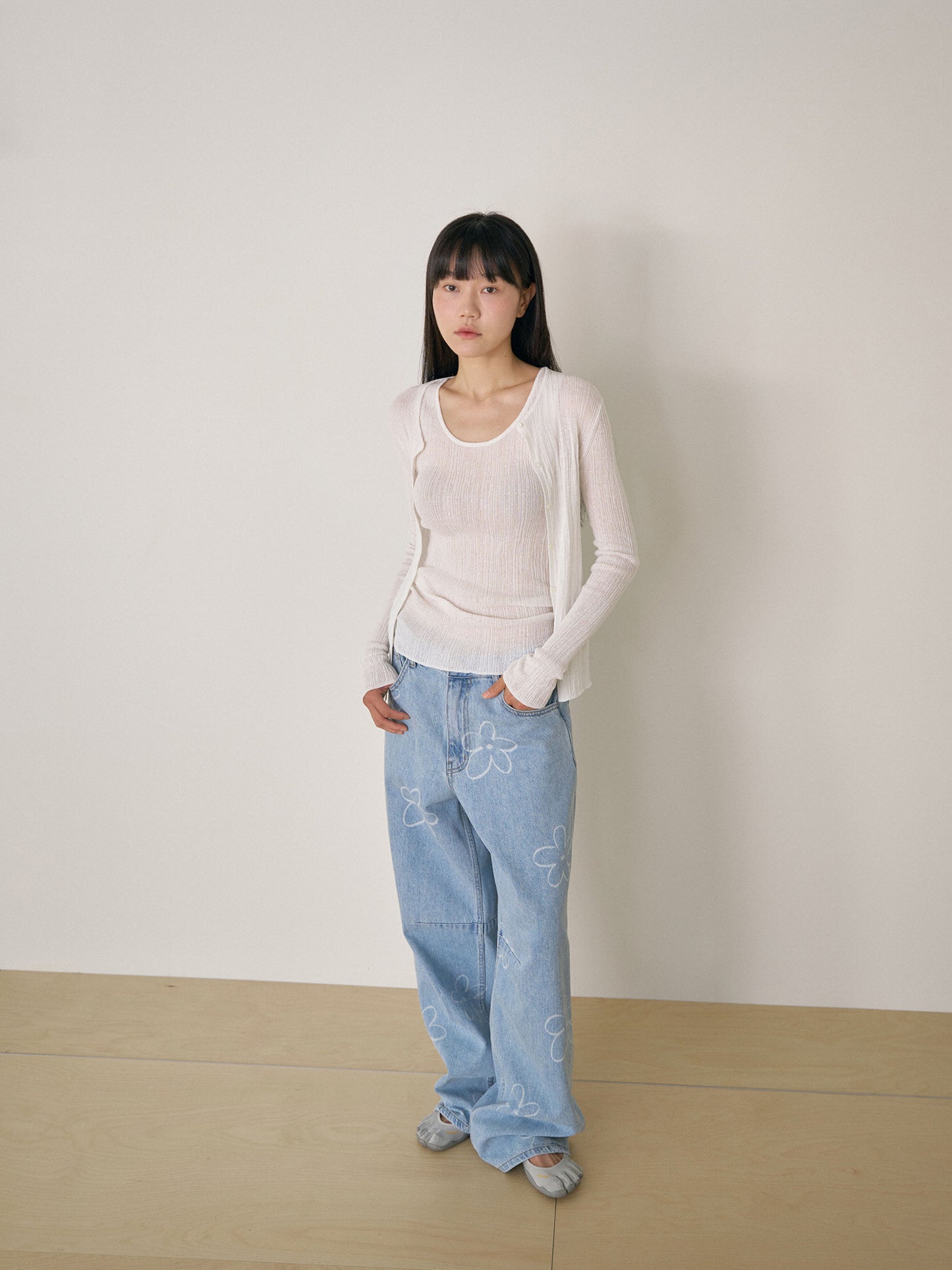 Multi Rib Sleeveless - Ivory