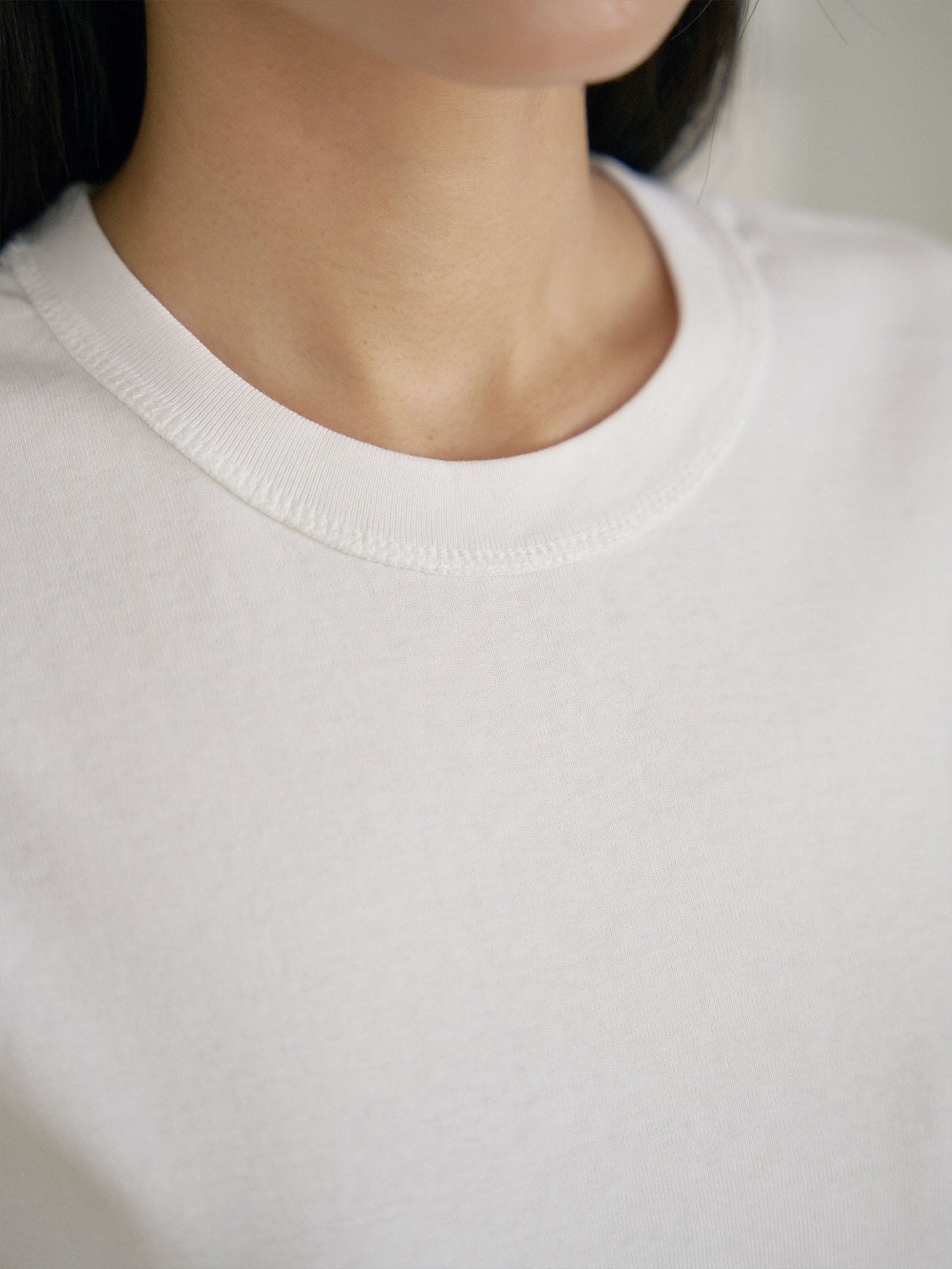 Soft Rib Short Sleeve - Ivory