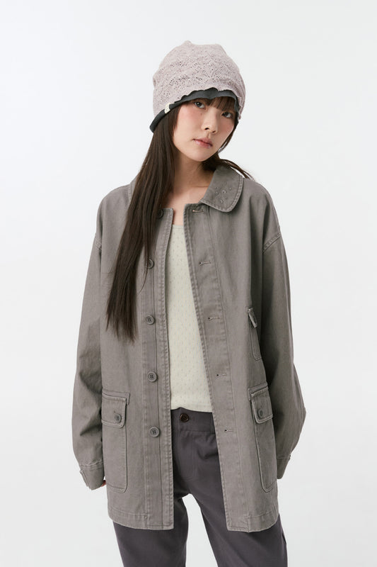 [9/30予約配送] REVERSIBLE LAYERED KNIT BEANIE, PINK