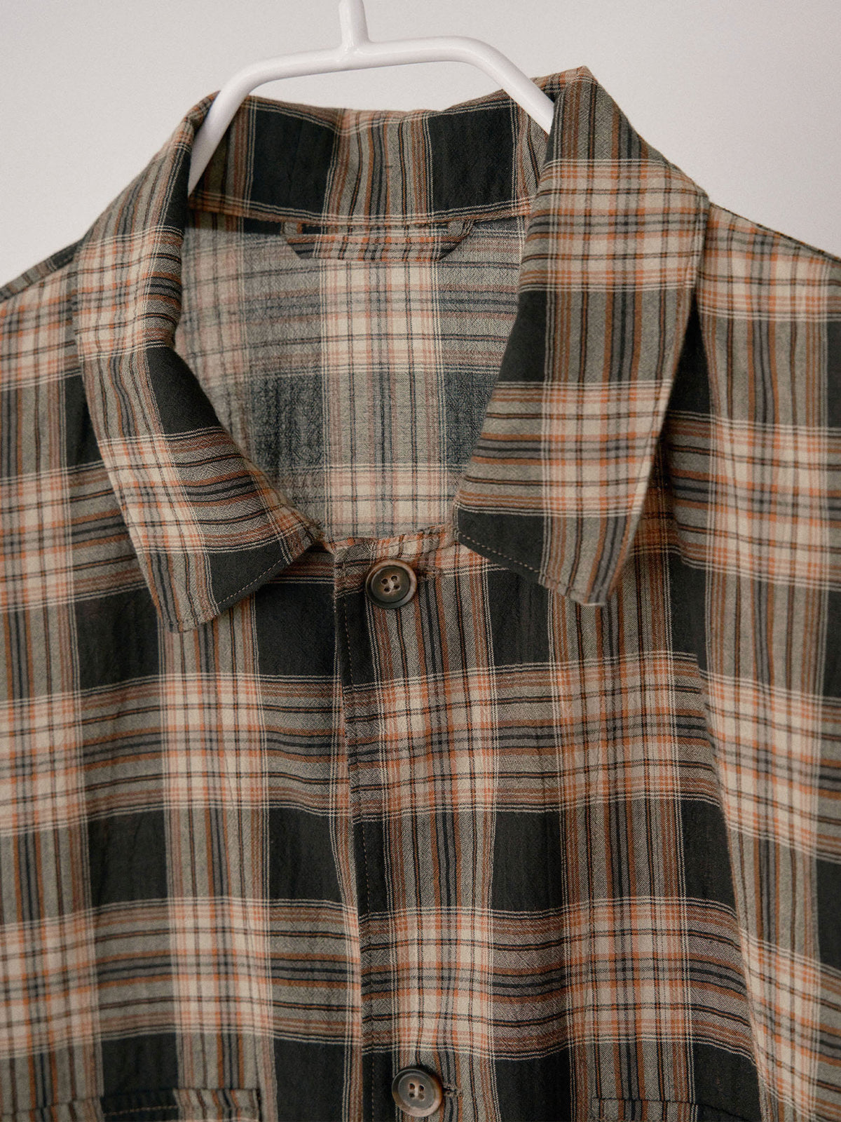 Check Flap Jacket - Black 11