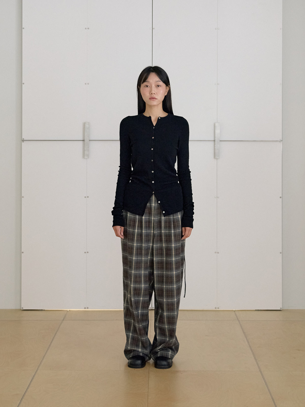 MARAN Alpaca Button Cardigan - Black 商品画像14/21