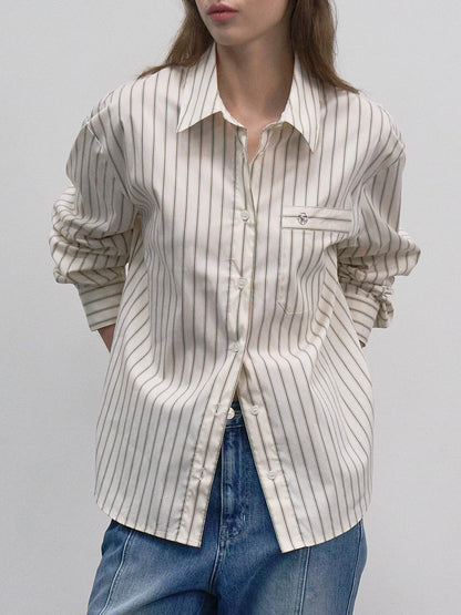 [HER&SHE 2025AW] A St. Stripe Shirt