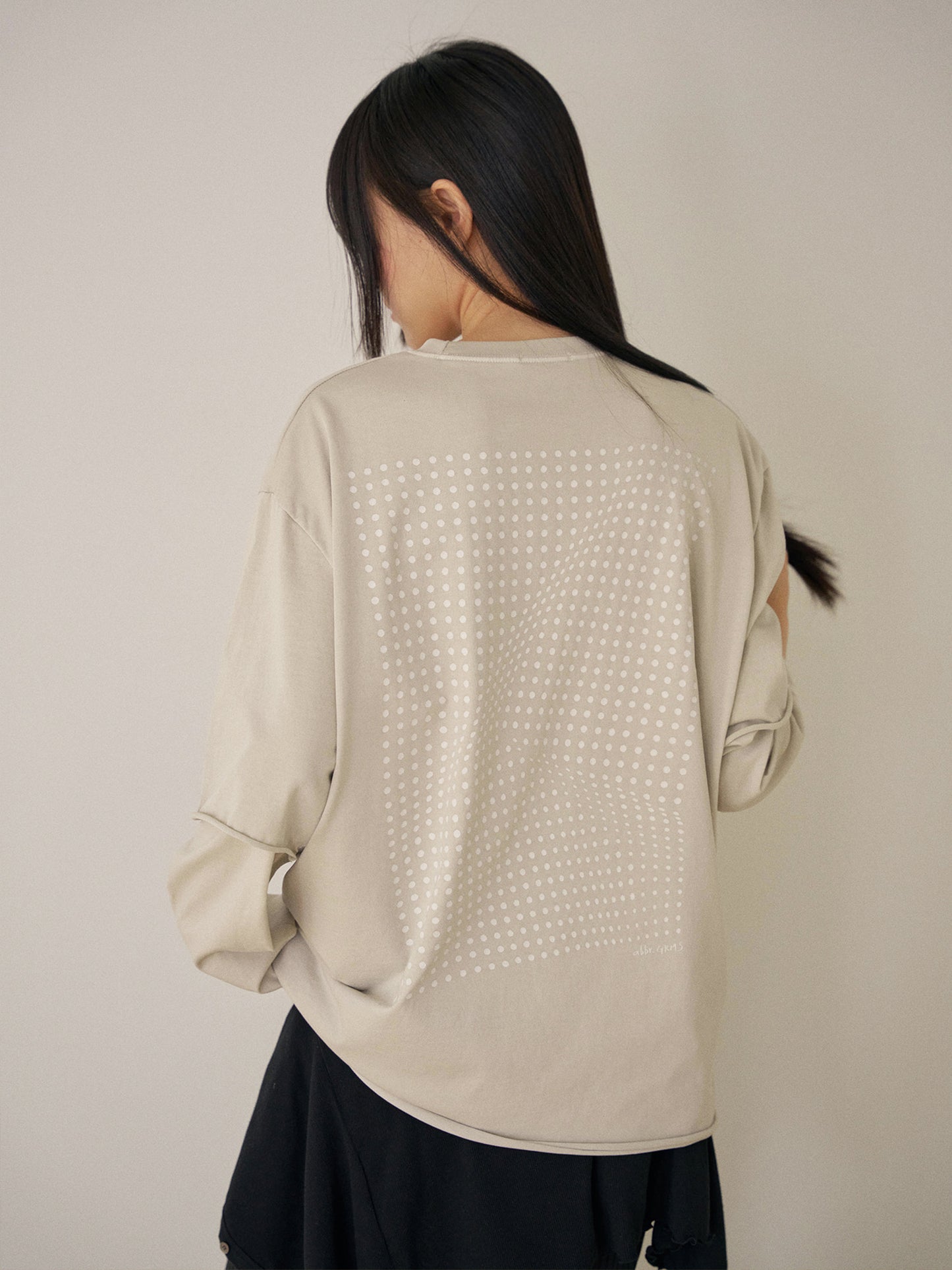 Pigment Layered Long Sleeve - Beige
