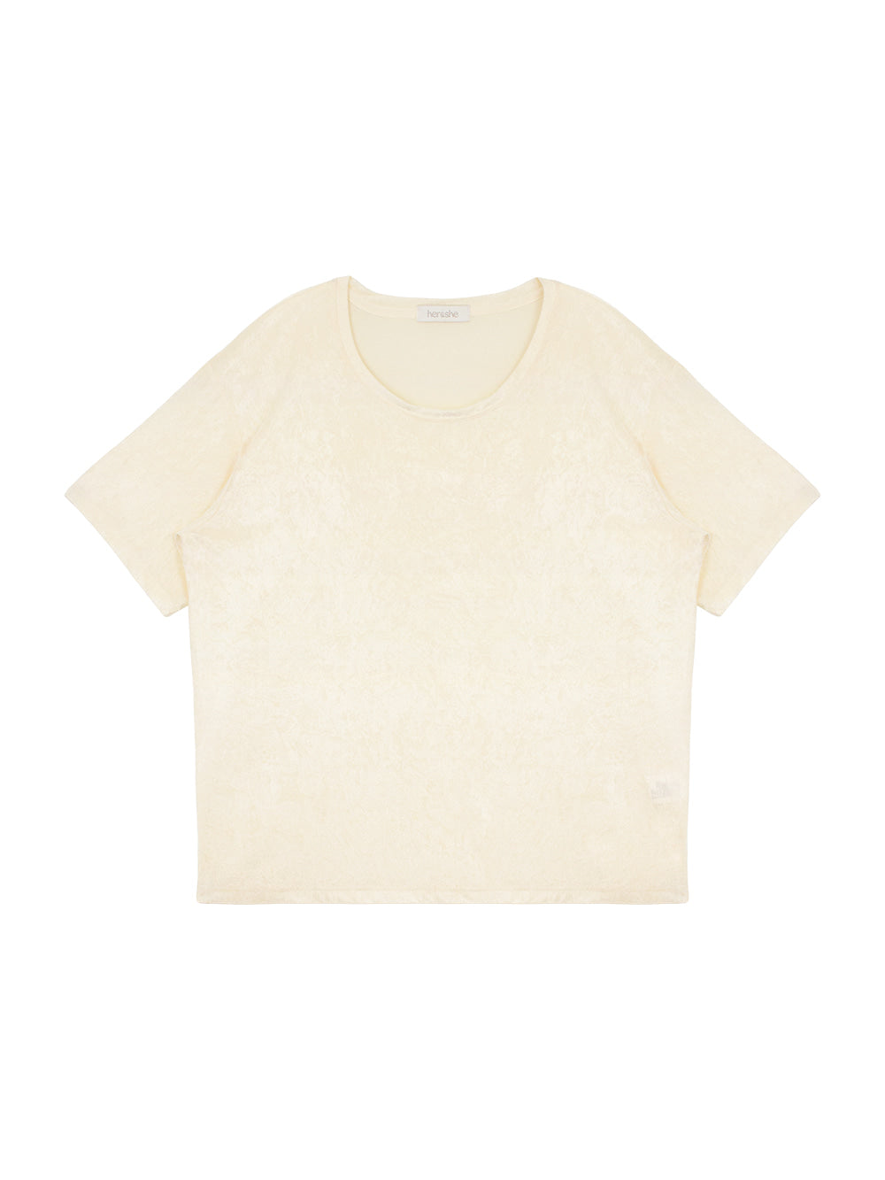 Creamy Velvet T-Shirt