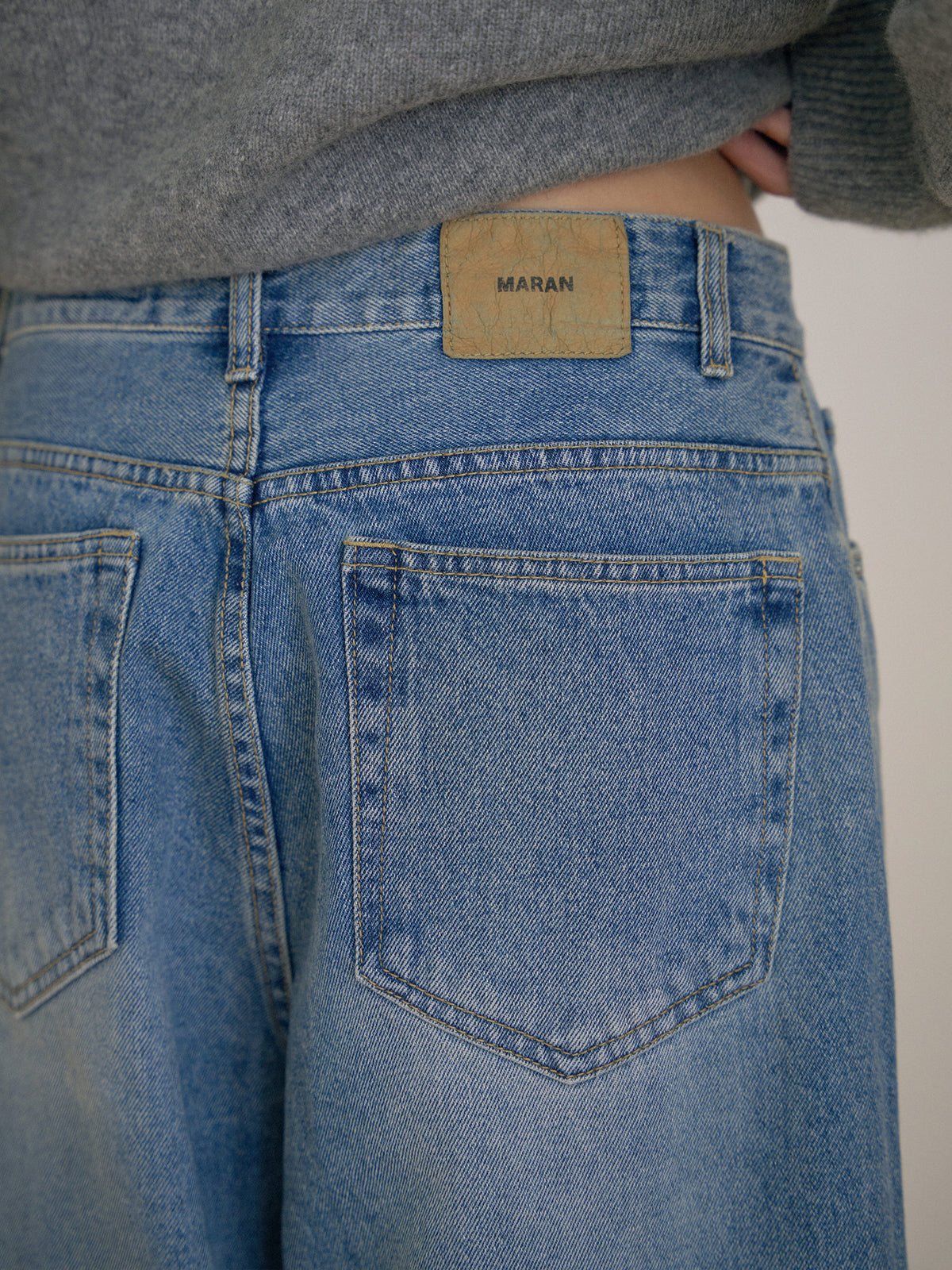 MARAN Tapered Denim Pants - Indigo 商品画像16/21