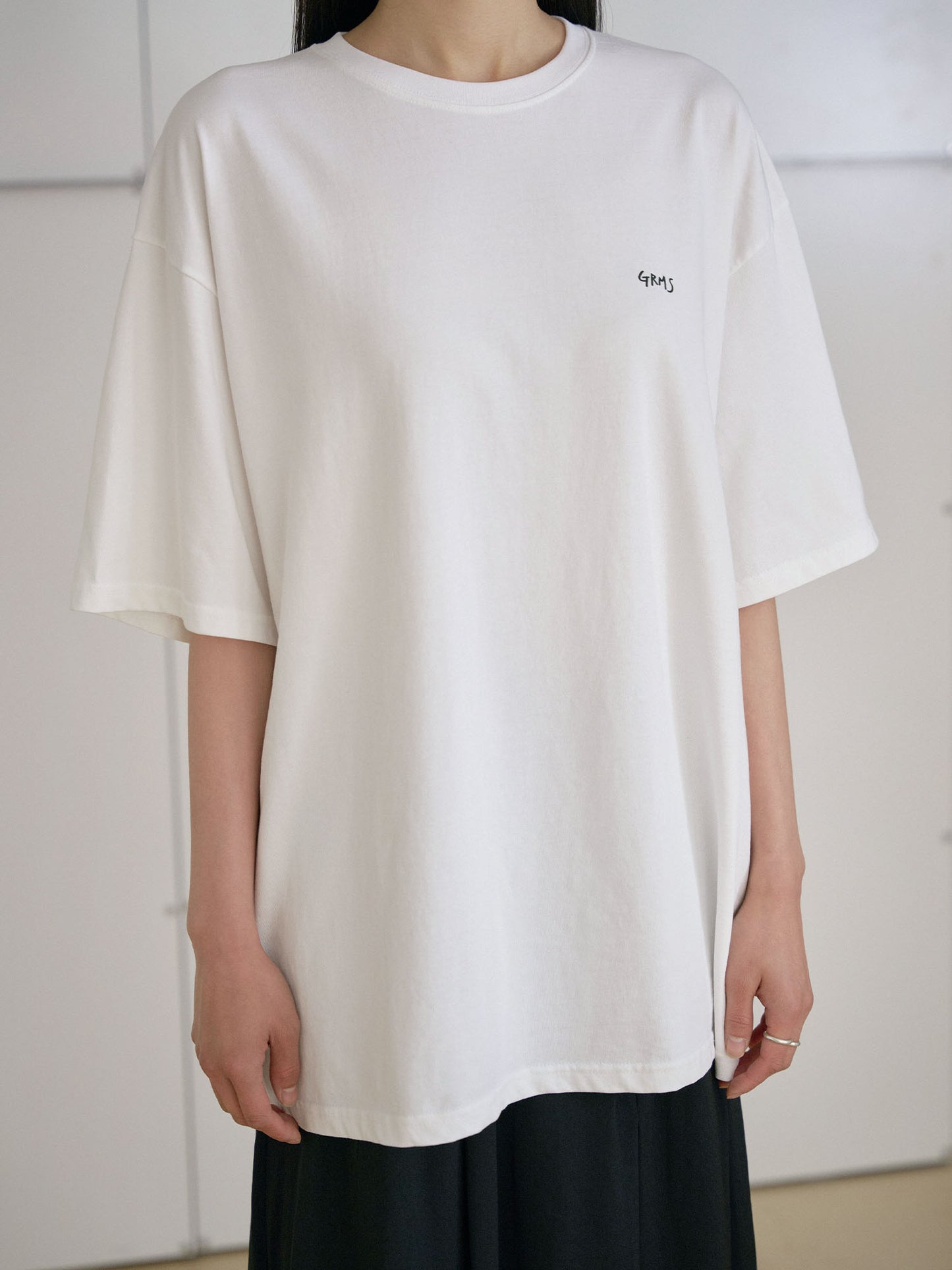 Dot Printing Short Sleeve - Ivory