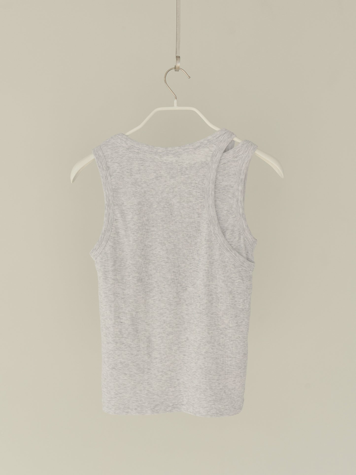 Mei Ribbed Sleeveless-GRAY