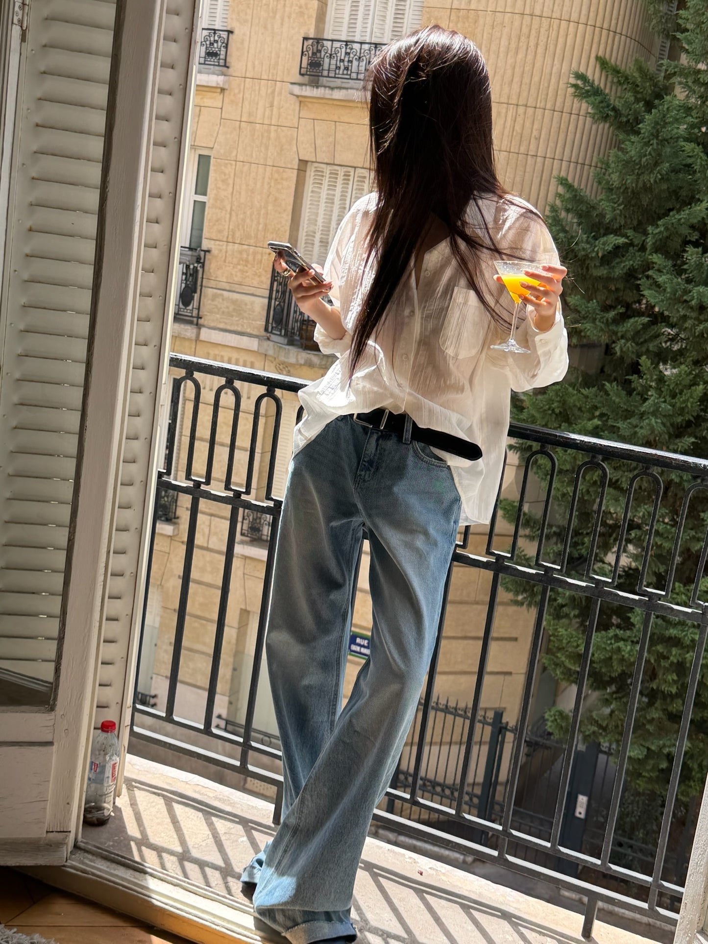 Striped Tencel Shirt