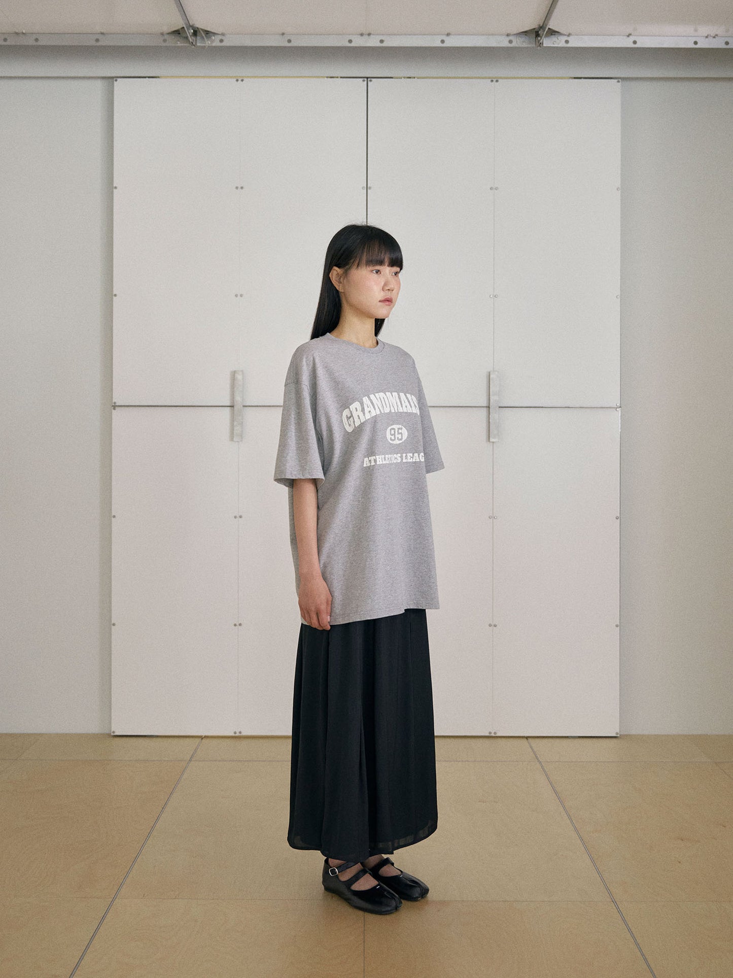 Crack Lettering Short Sleeve - Gray