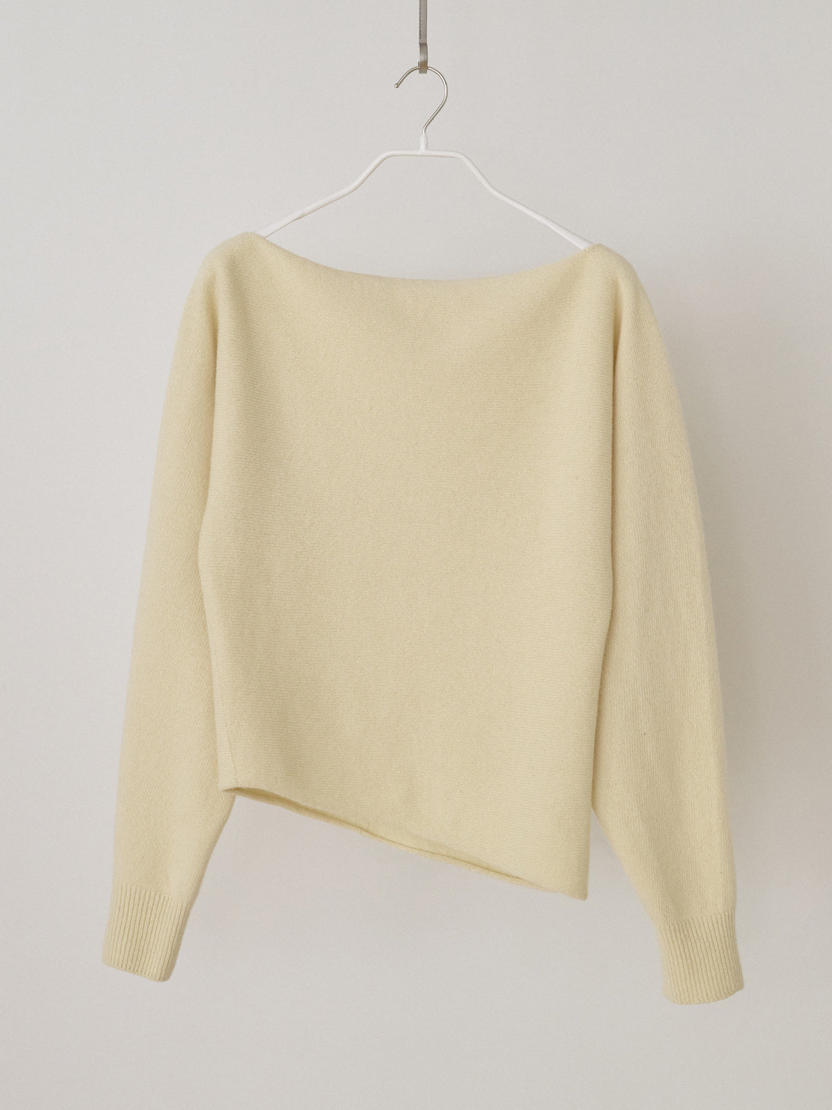 MARAN Flow Boat Neck Pullover - Pale Yellow 商品画像18/21