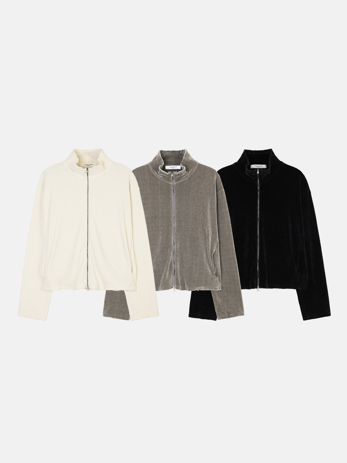 Velvet Zip Cardigan - all colors