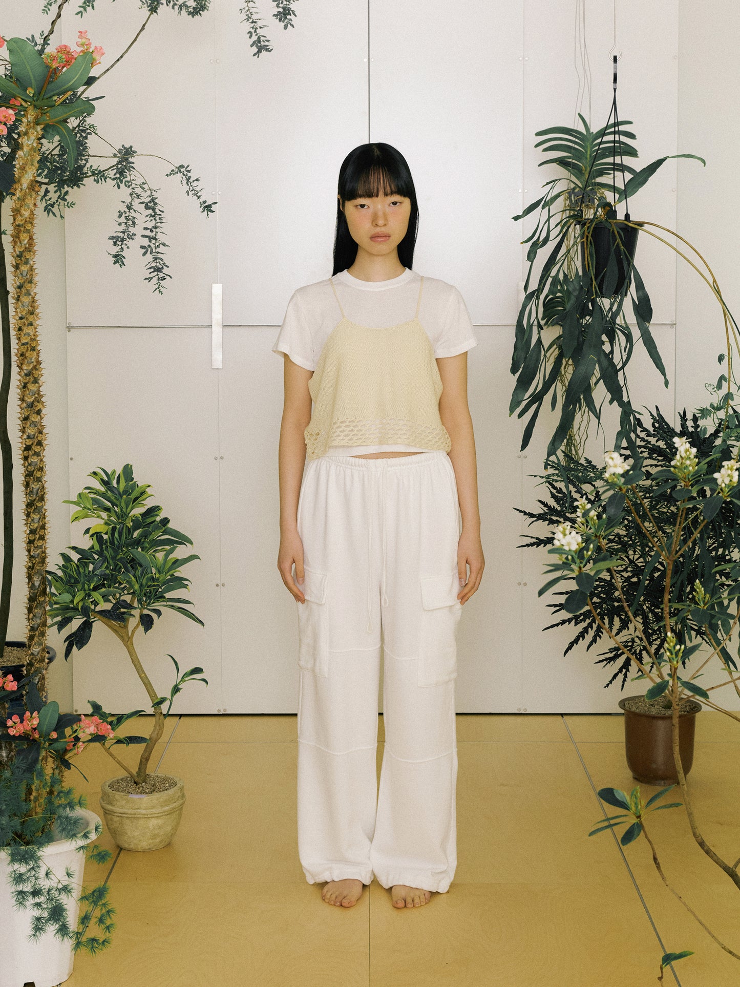 Block Sleeveless-CREAM