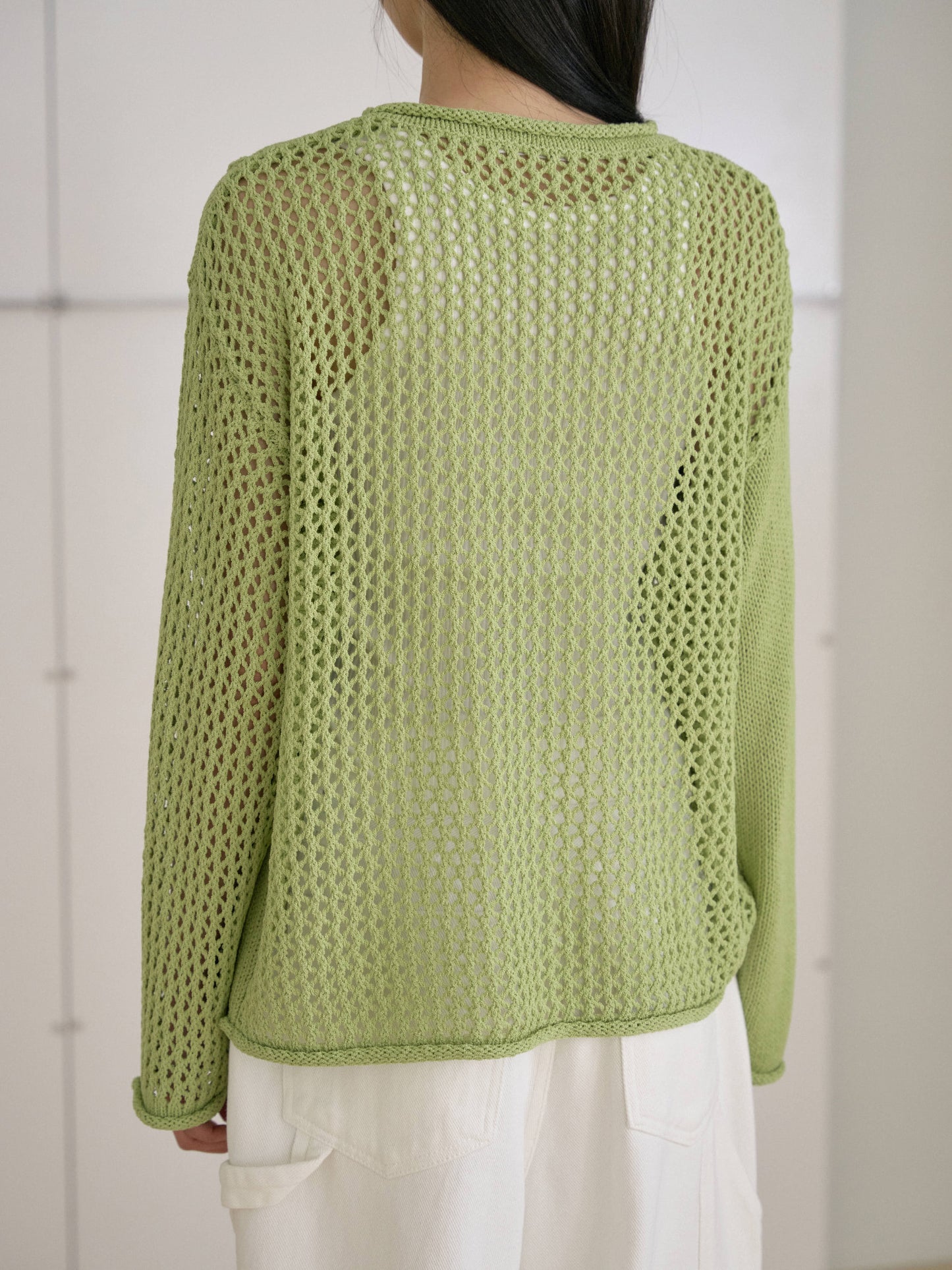 Summer Block Pullover - Green