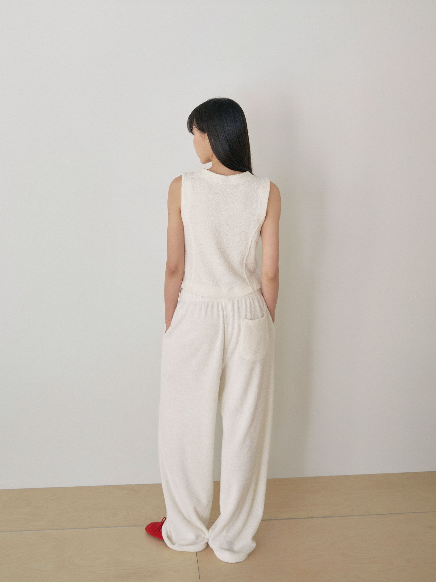 Terry Sweat Pants - Ecru