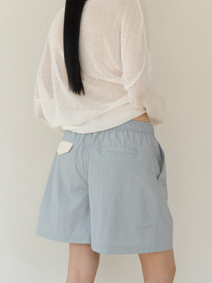 Liptop Harlf Pants-BLUE