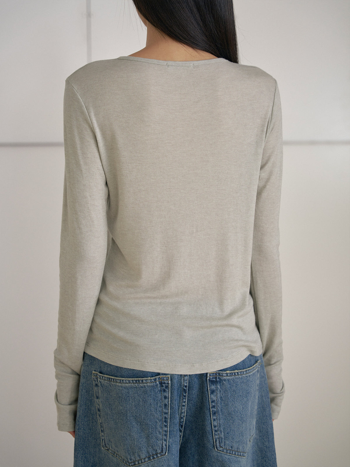 MARAN Finger Hole Long Sleeve - Green 商品画像13/21
