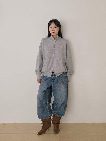 MARAN Curved Denim Pants - Indigo 商品画像15/21