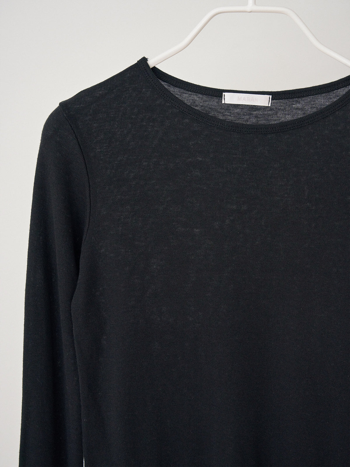 MARAN Finger Hole Long Sleeve - Black 商品画像19/21
