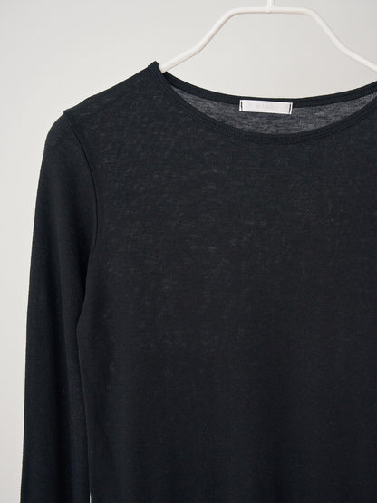 MARAN Finger Hole Long Sleeve - Black 商品画像19/21