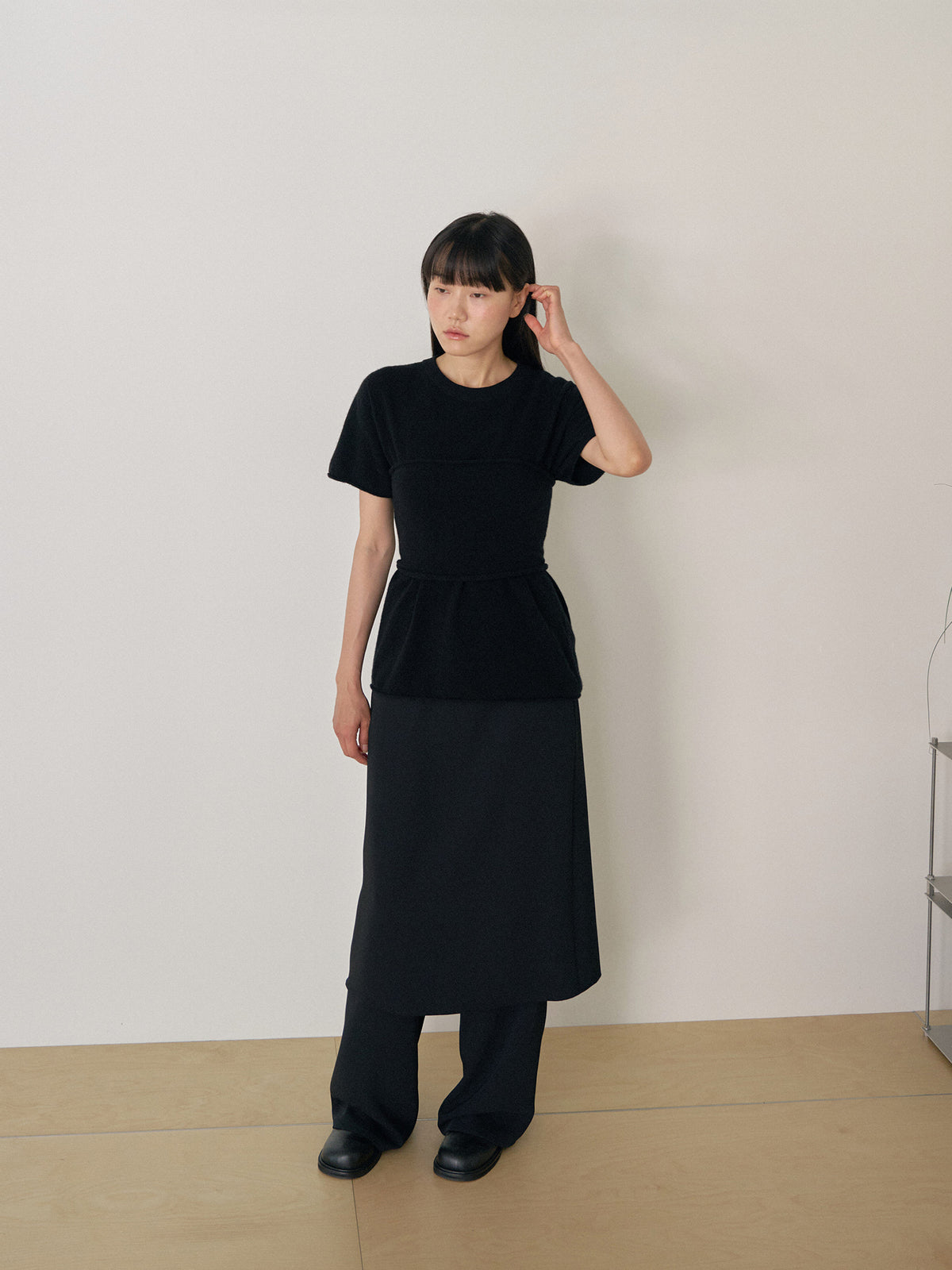 Cashmere Bustier - Black 3