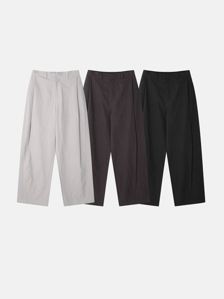 Pleated Wide Trousers