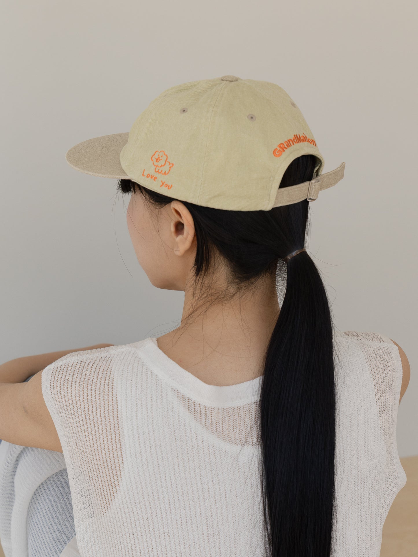 Grand Maison Washed Ball Cap - Yellow