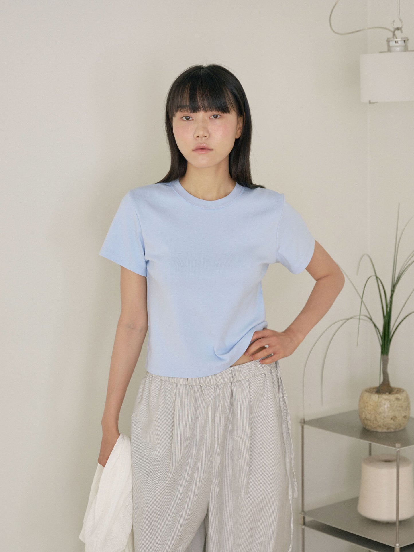 Soft Rib Short Sleeve - Blue