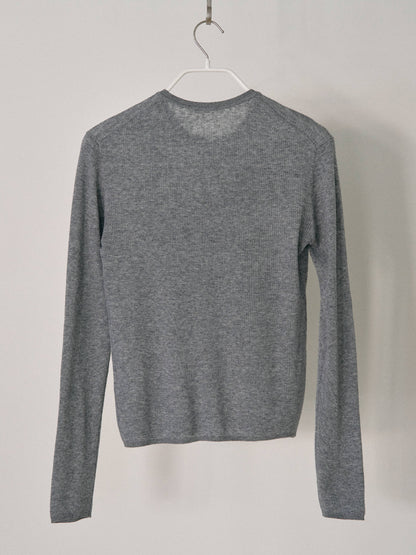 MARAN Henley Neck Pullover - Gray 商品画像21/21