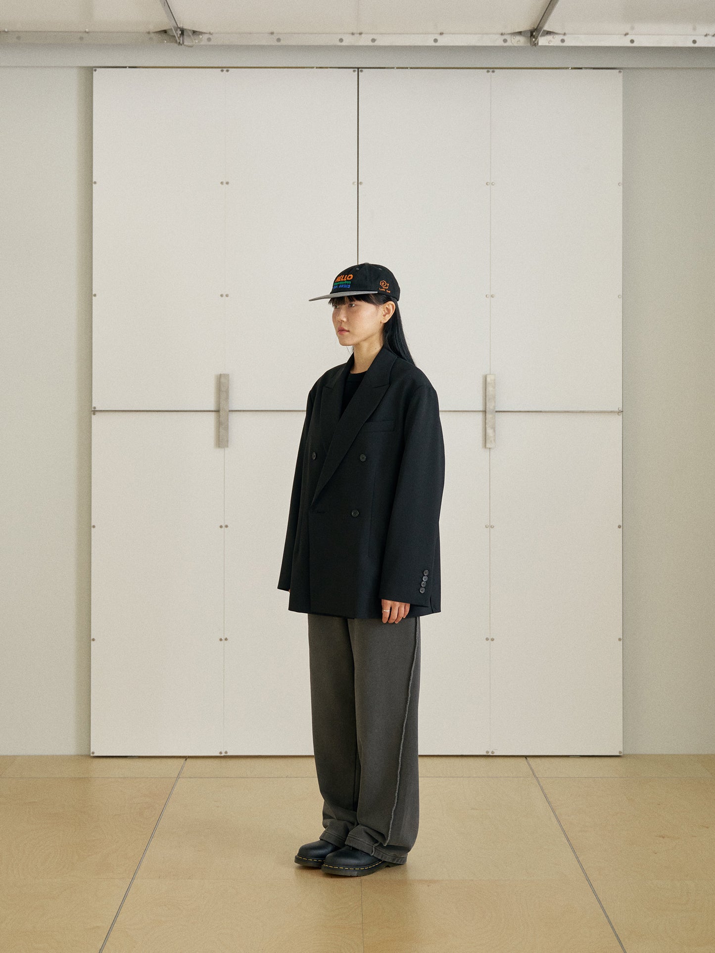 Grand Maison Washed Ball Cap - Black