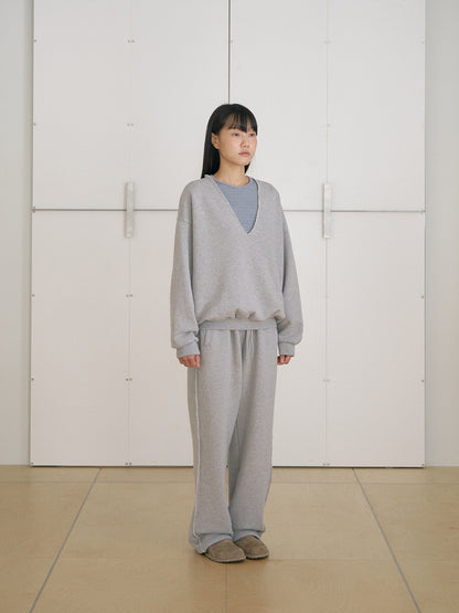 MARAN Raw Edge Sweatshirt - Gray 商品画像21/21