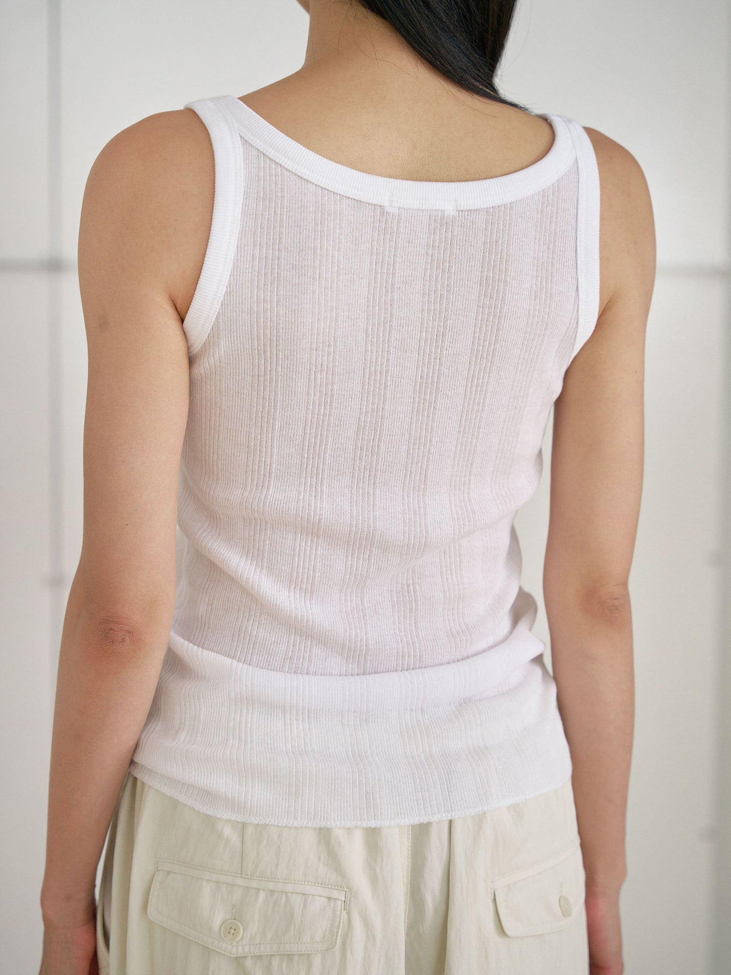 Summer V-neck Sleeveless - Ivory