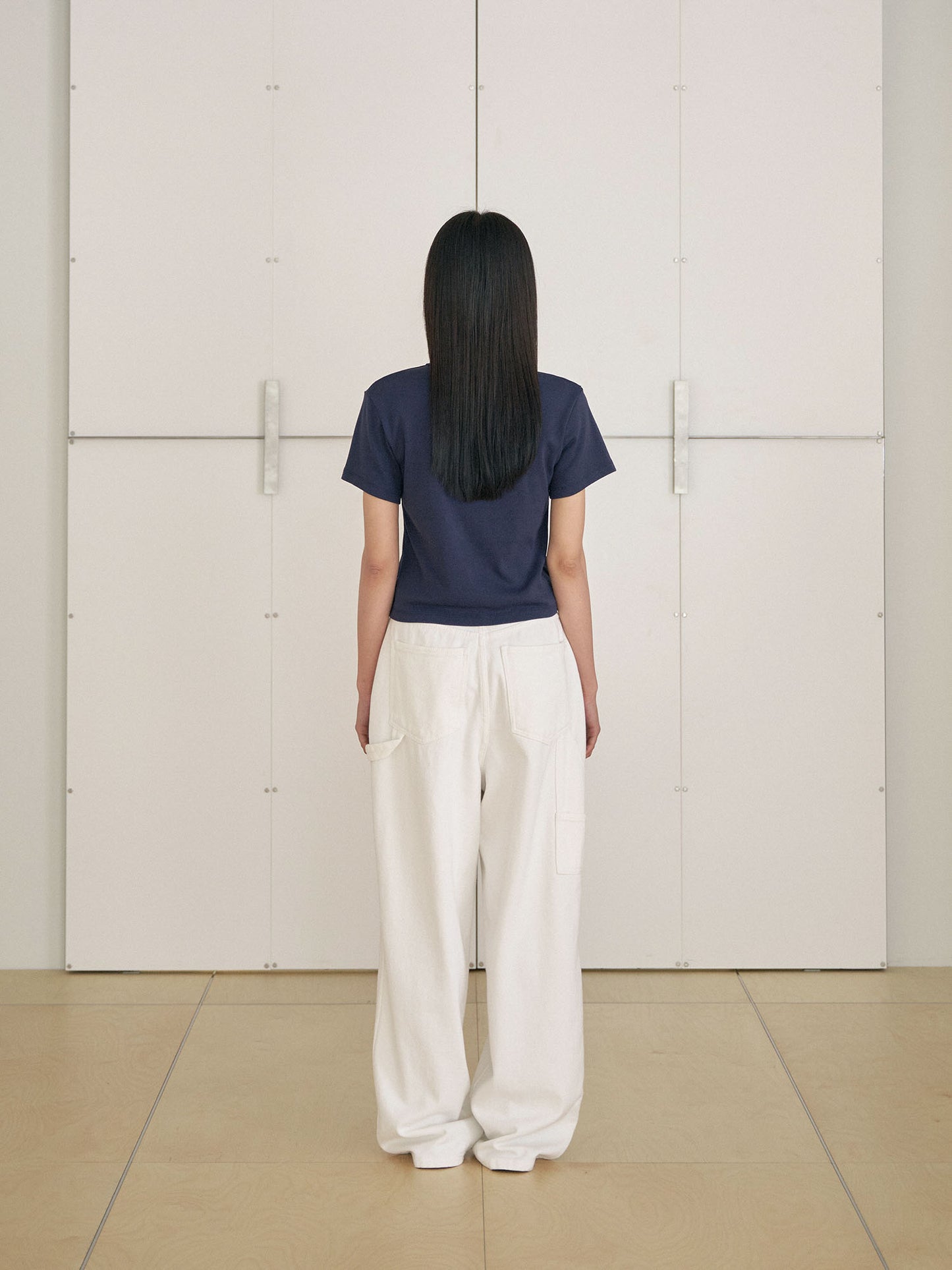 Soft Rib Short Sleeve - Navy