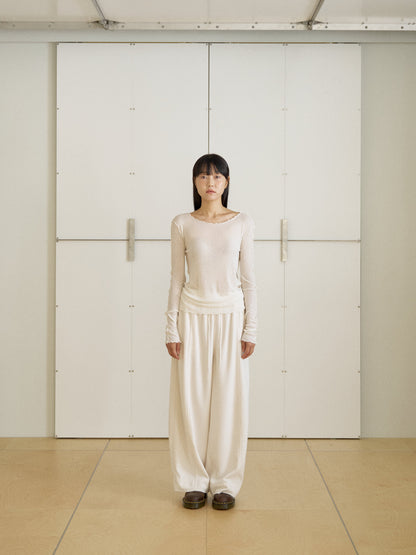 Wave Long Sleeve – Ivory
