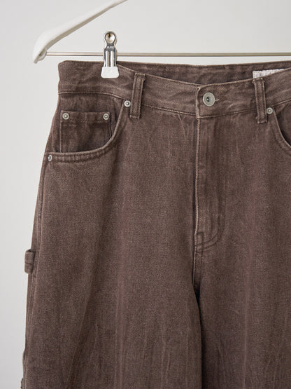 MARAN Brown Crack Work Pants - Brown 商品画像19/21