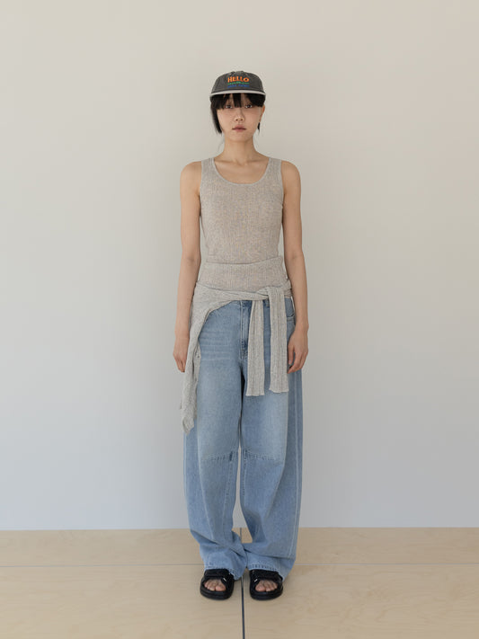 Grand Maison Washed Ball Cap - Charcoal