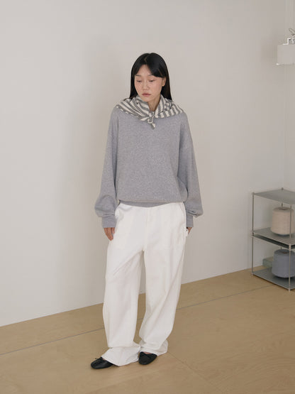 Ray Round Pullover - Gray 9