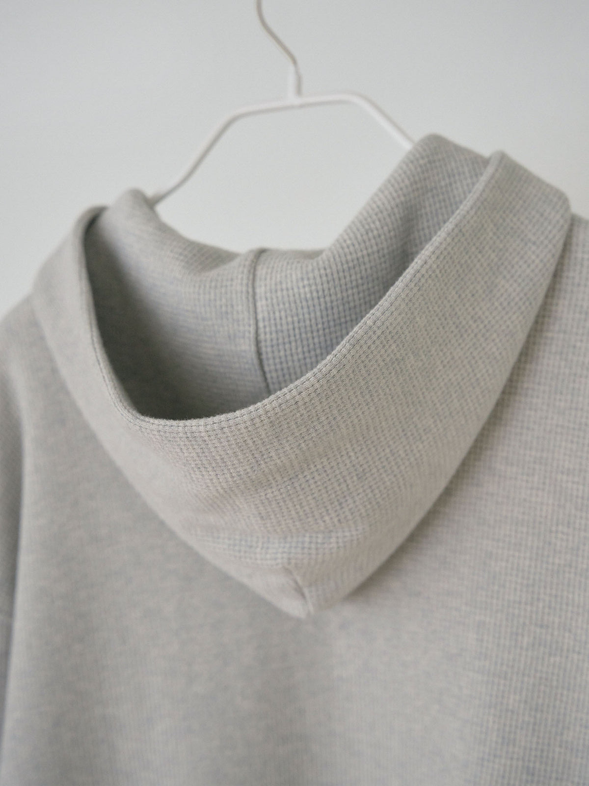 MARAN Current Waffle Hoodie Zip-up - Light Gray 商品画像20/21