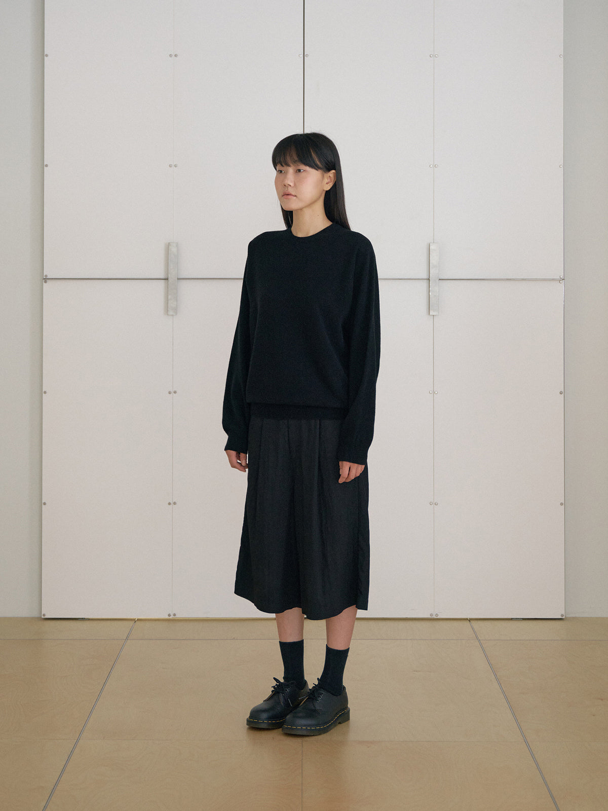 MARAN Cashmere Round Pullover - Black 商品画像13/19