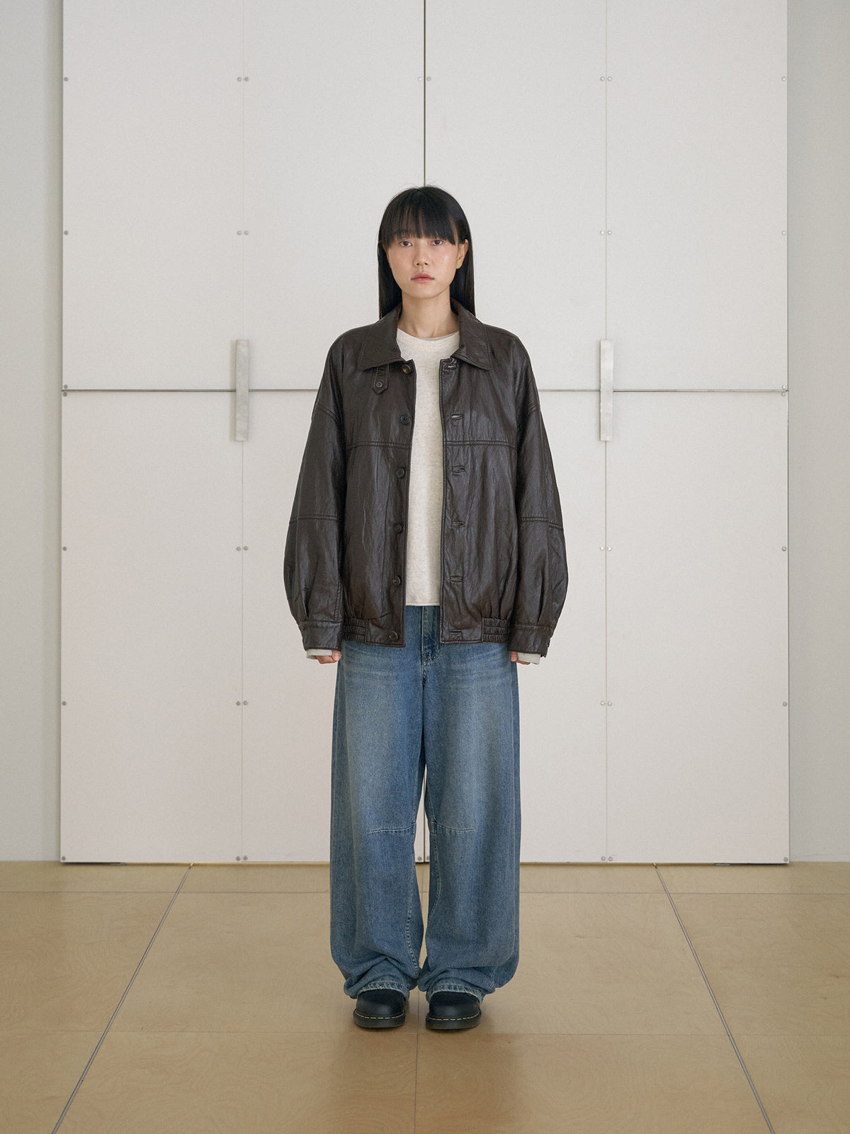 MARAN Soft Leather Blouson - Brown 商品画像14/21