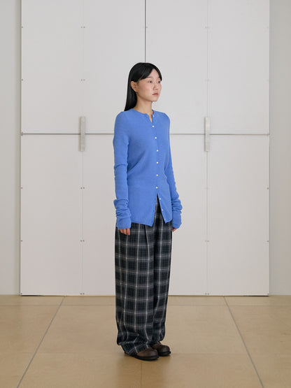 MARAN Alpaca Button Cardigan - Blue 商品画像17/21