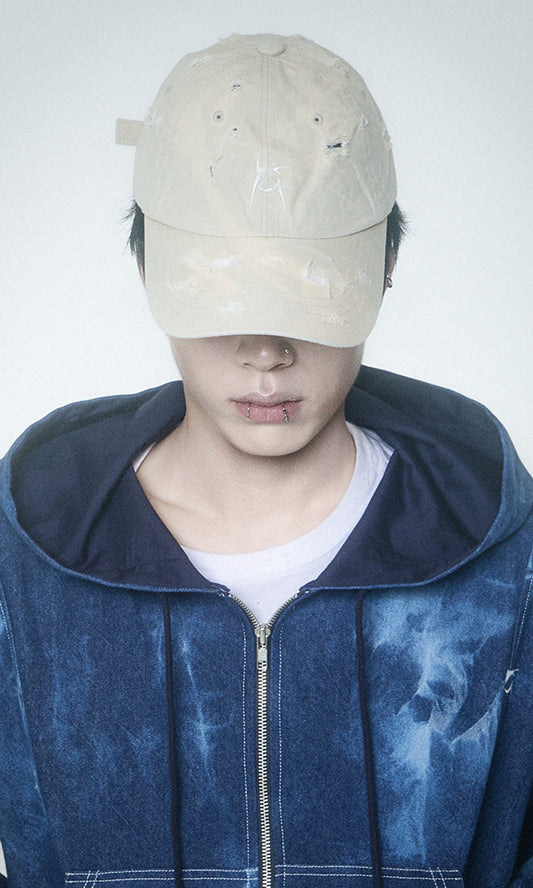 【Reculer レキュリー】Signature logo ball cap Beige
