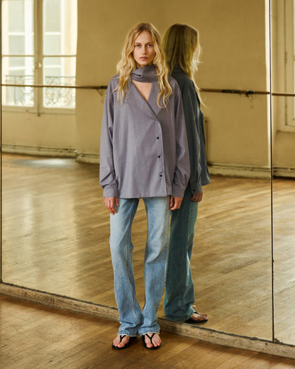 Shoulder Muffler Shirt