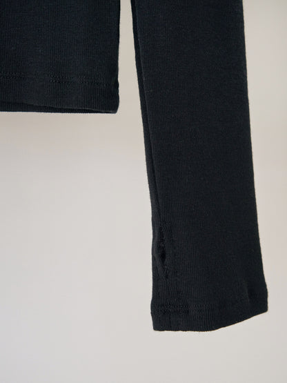 MARAN Finger Hole Long Sleeve - Black 商品画像20/21