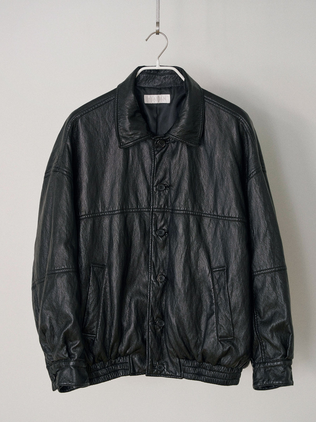 Soft Leather Blouson - Black 10