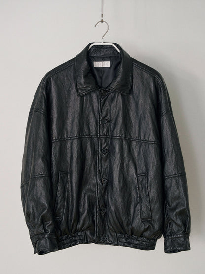 Soft Leather Blouson - Black 10