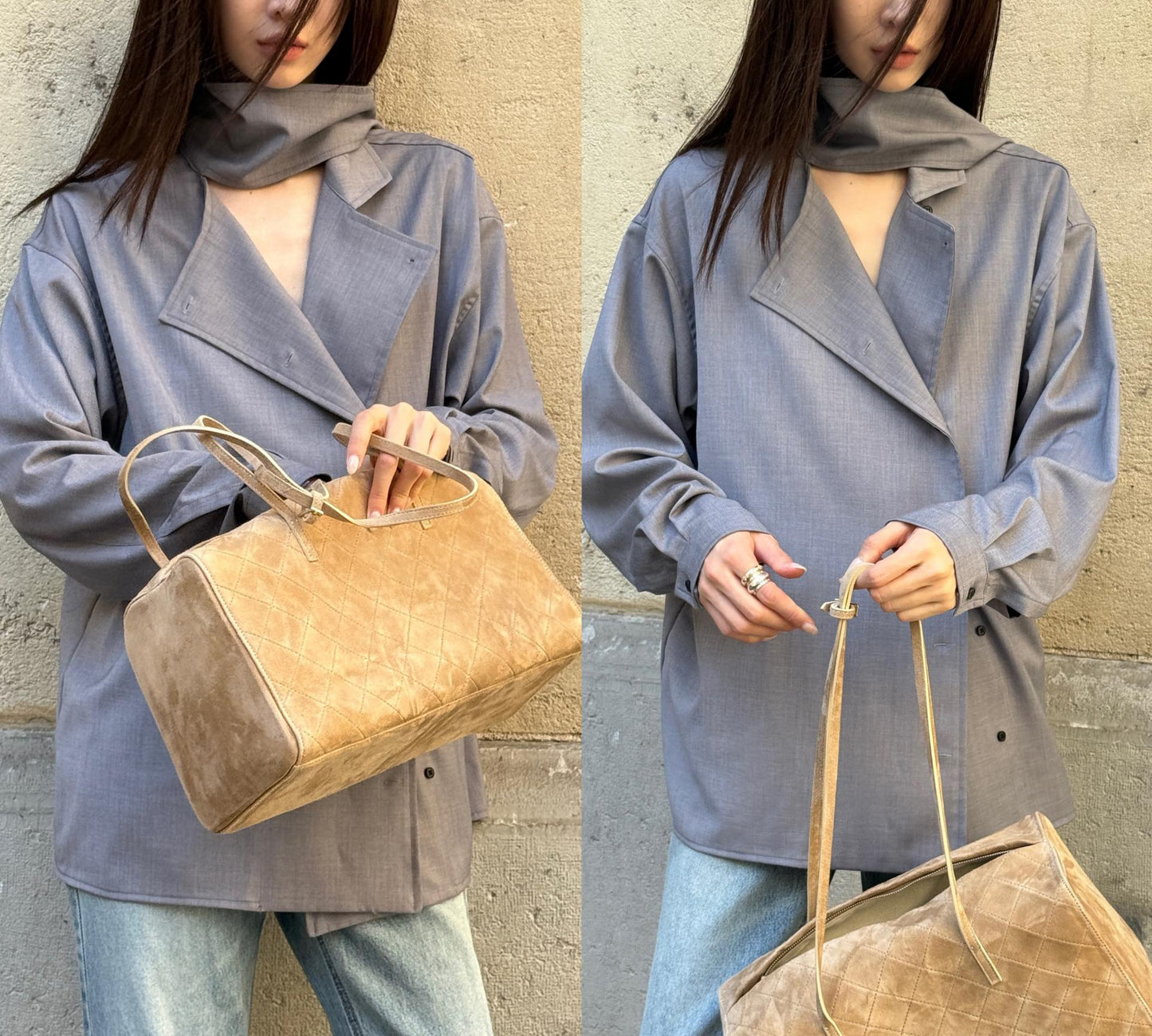 Shoulder Muffler Shirt