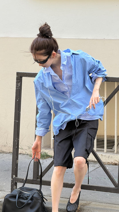 Deep V-neck Shirt