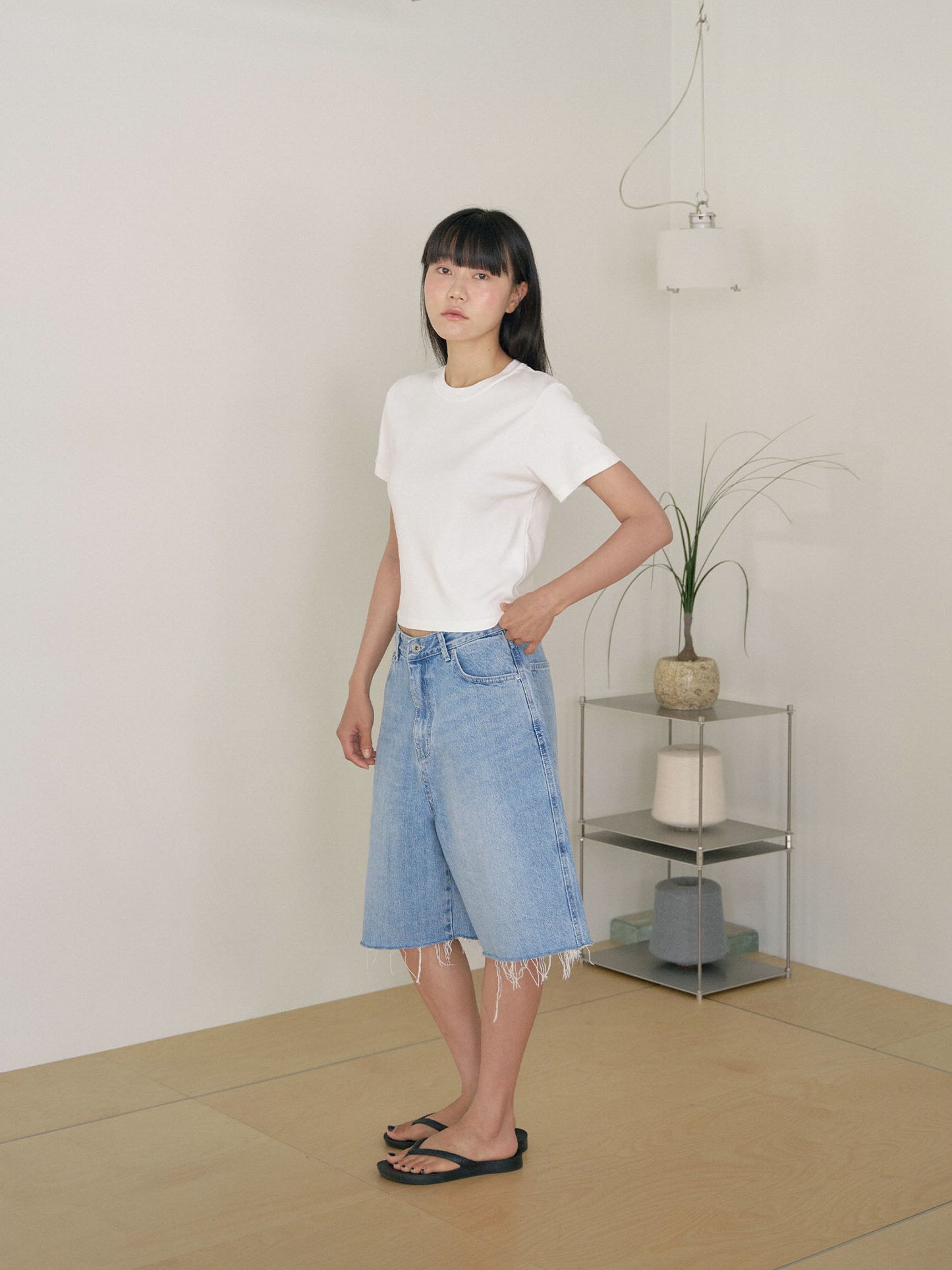 Soft Rib Short Sleeve - Ivory